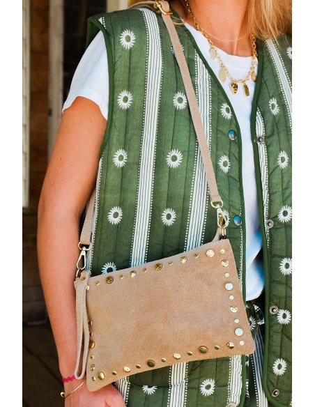 evelyn ashley CLOUTE BEIGE POCHETTE