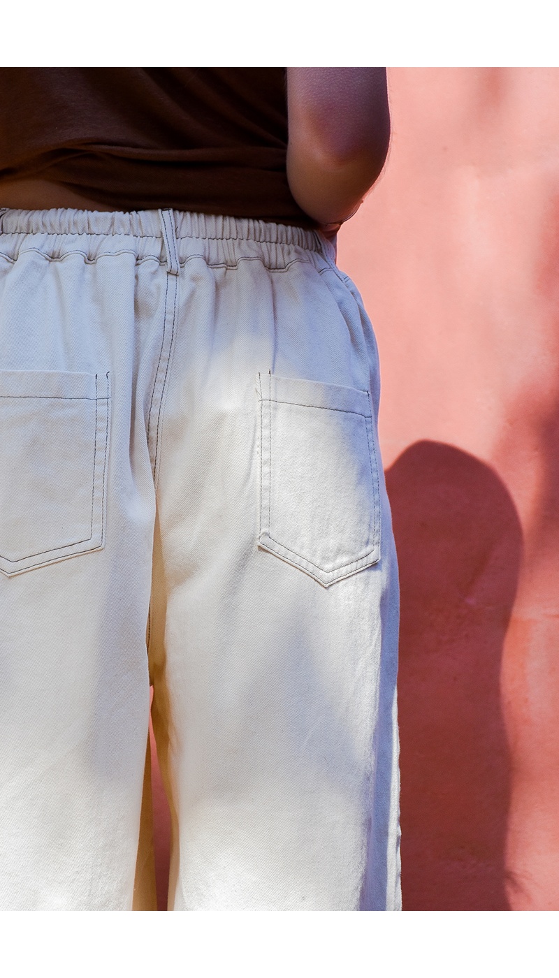 FUTUR FASHION  ECRU BERMUDAS FEMME