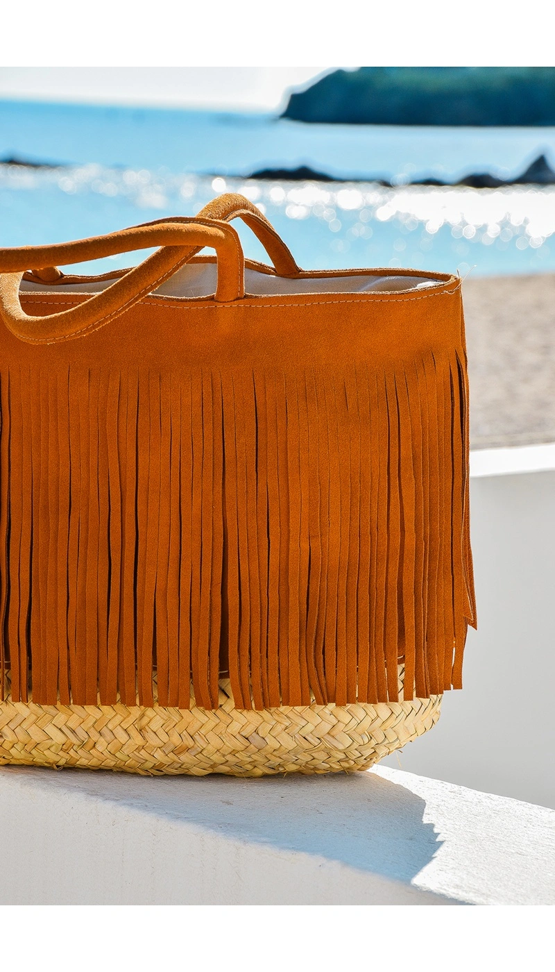 noho maroc FRANGE CAMEL SAC FEMME