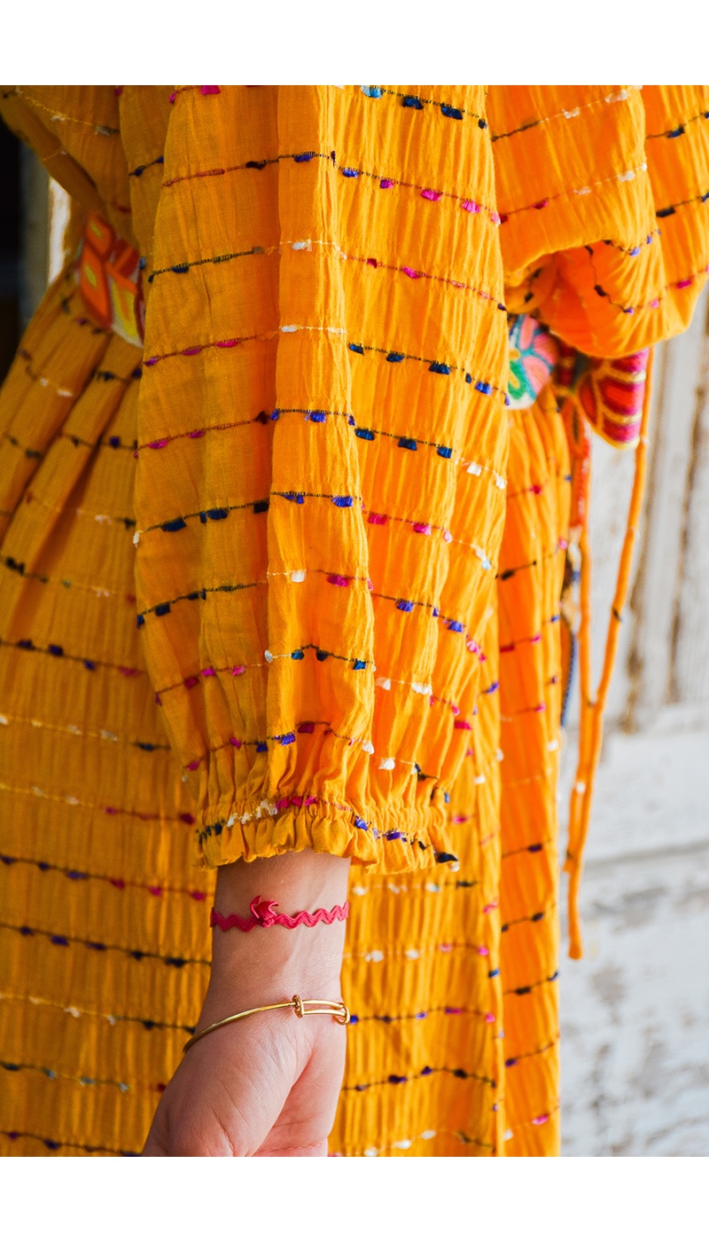 MODAS Y CREATIONES ANGELINA SL CEINTU JAUNE ROBES FEMME
