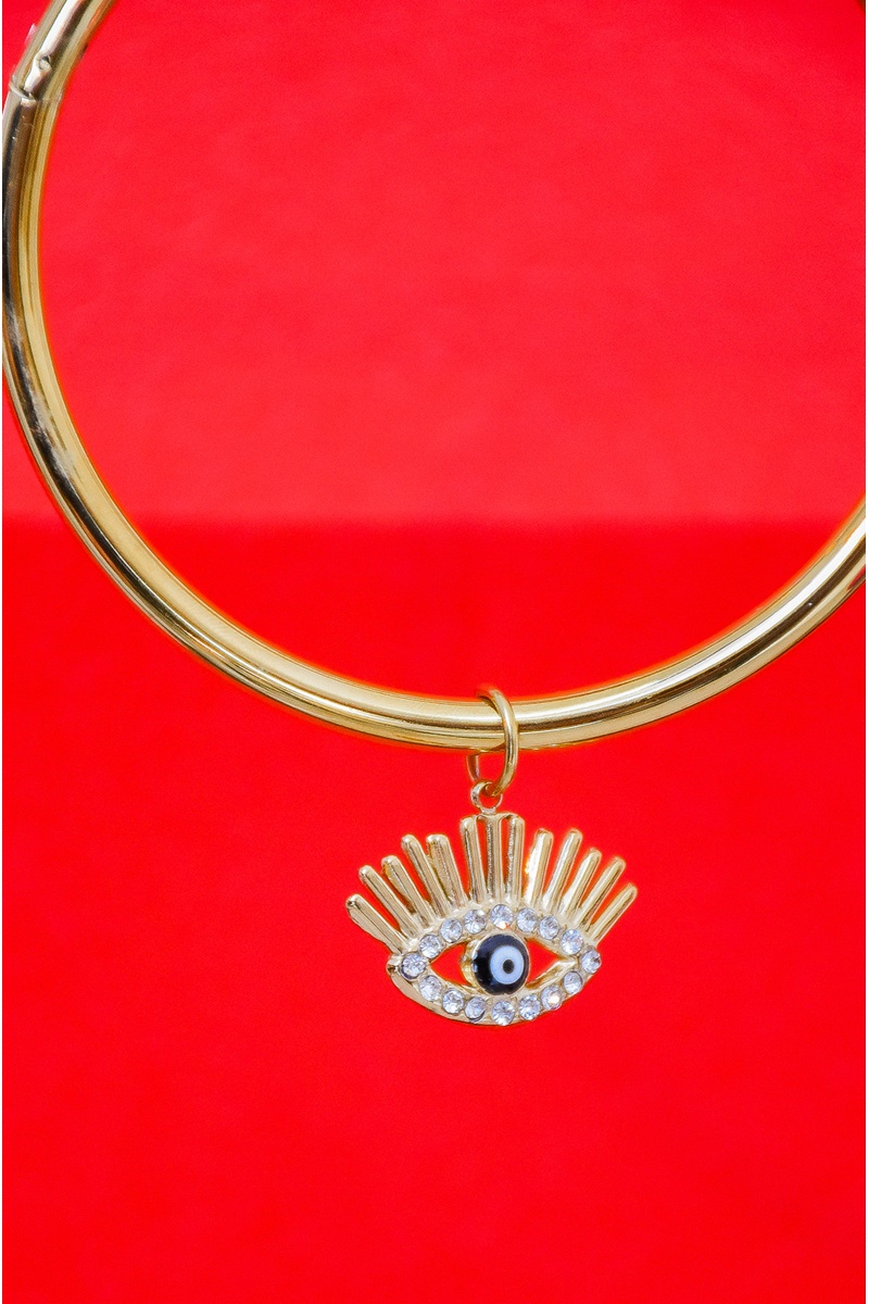 rouge bonbons OEIL DORE BRACELETS