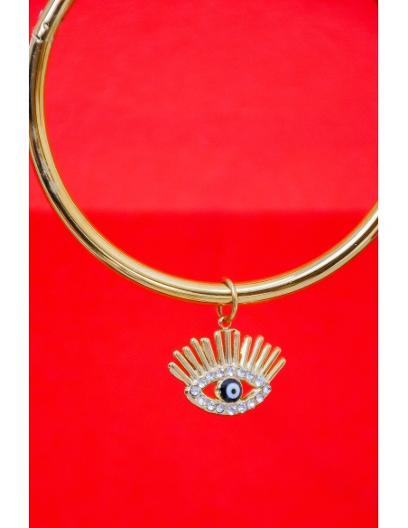 rouge bonbons OEIL DORE BRACELETS