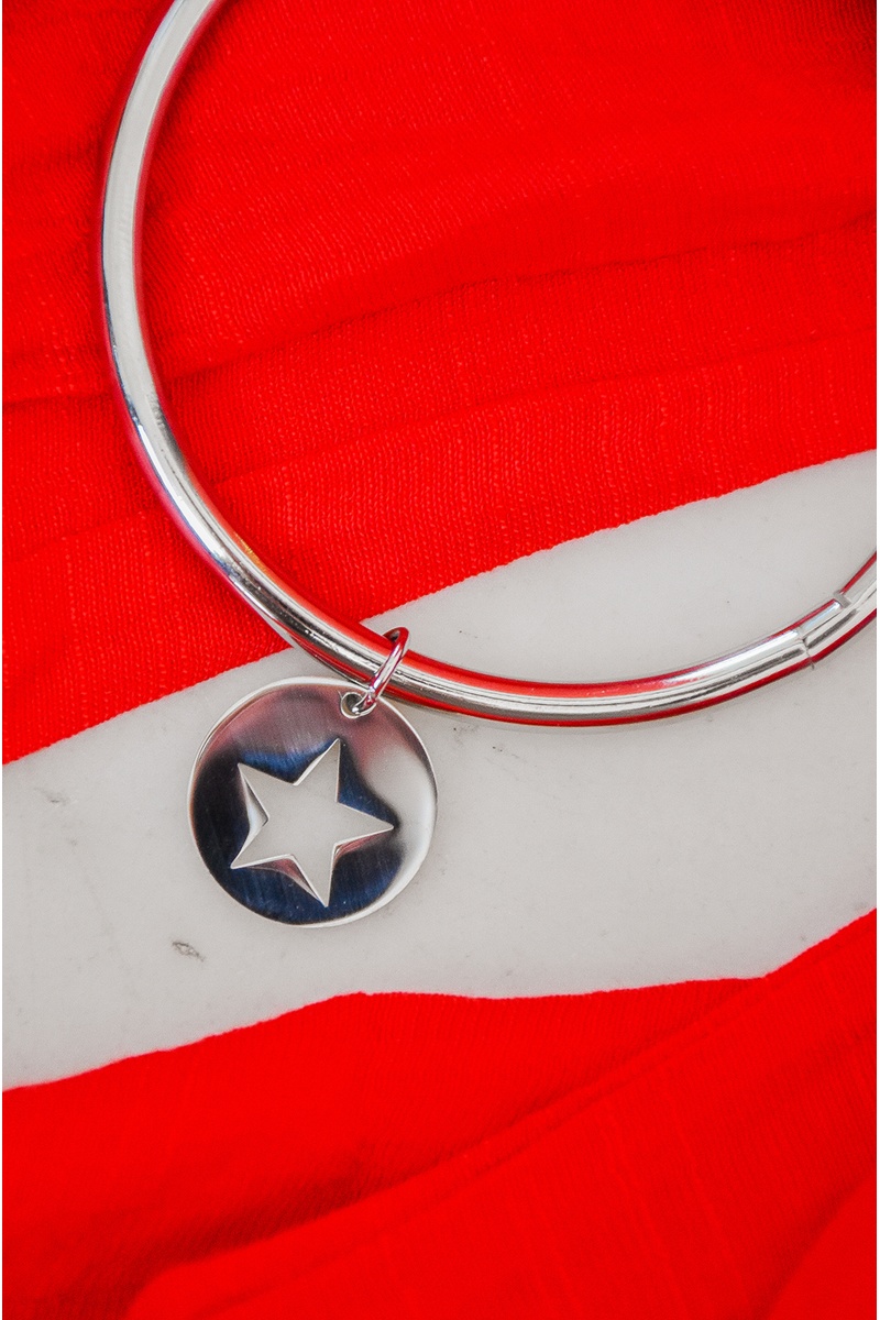 rouge bonbons ETOILE ARGENT BRACELETS
