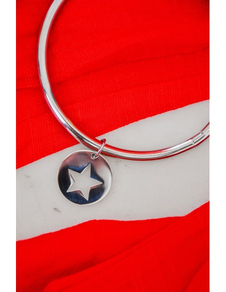 rouge bonbons ETOILE ARGENT BRACELETS