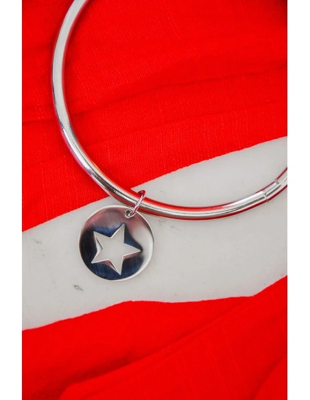rouge bonbons ETOILE ARGENT BRACELETS