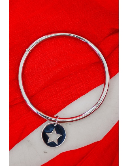 rouge bonbons ETOILE ARGENT BRACELETS