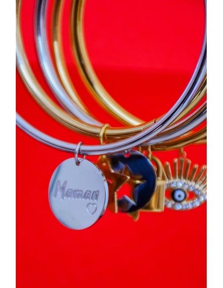 rouge bonbons MAMAN ARGENT BRACELETS