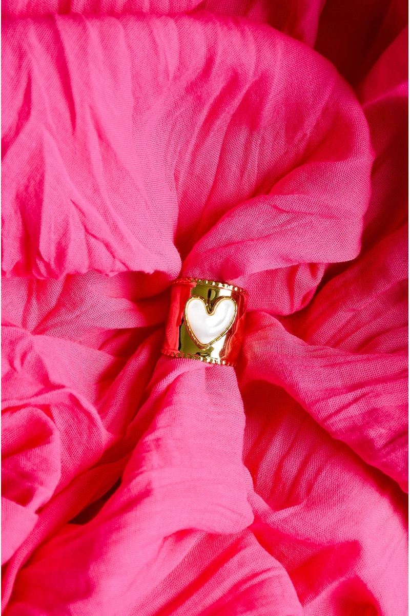 sarl manao bijoux COEUR ECRU BAGUES 2