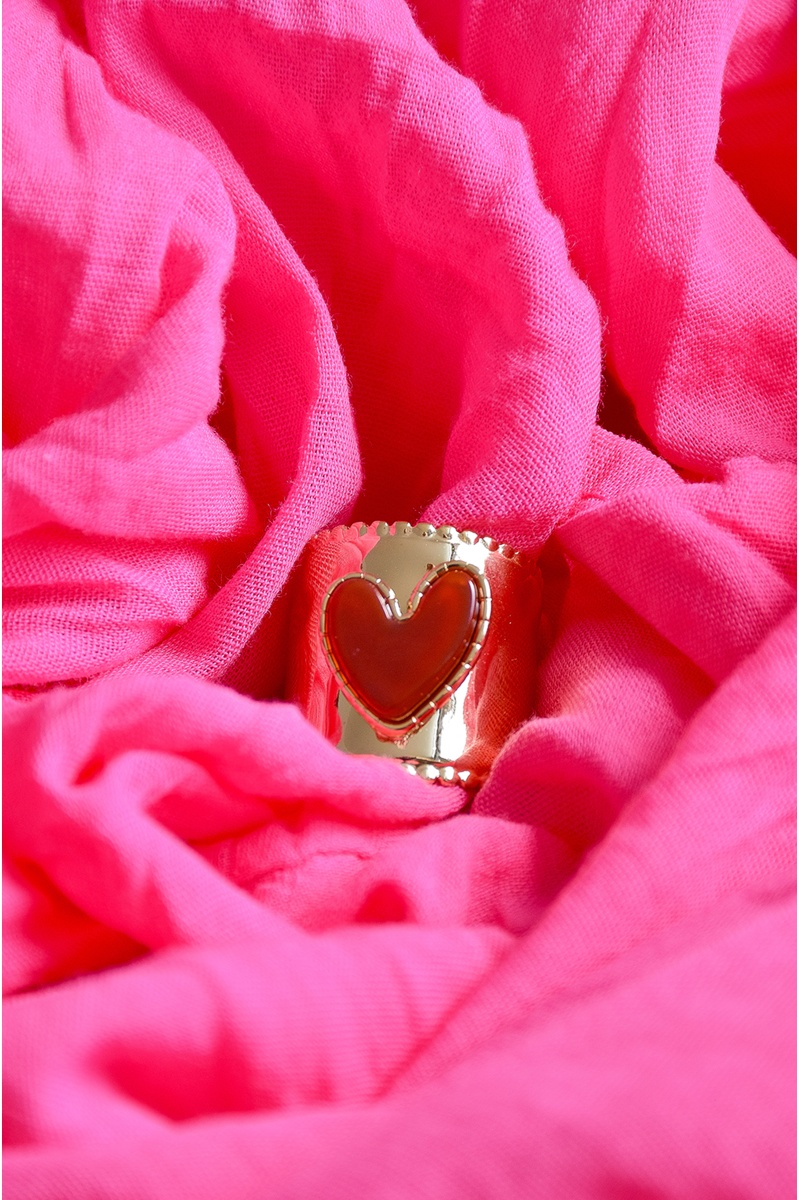 Bague Cœur Bordeaux NAOS