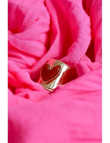 Bague Cœur Bordeaux NAOS