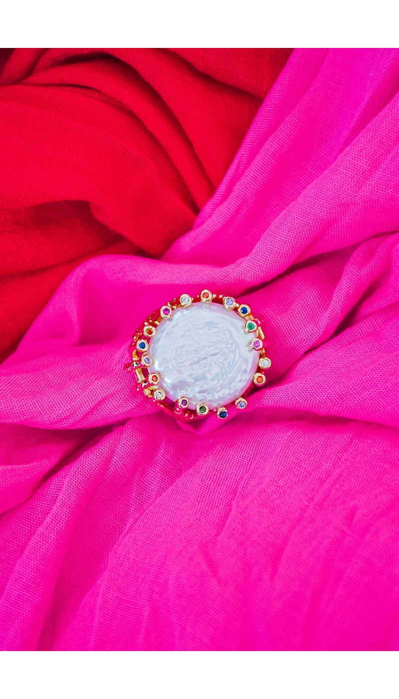 Bague Pierre Nacrée GALINA