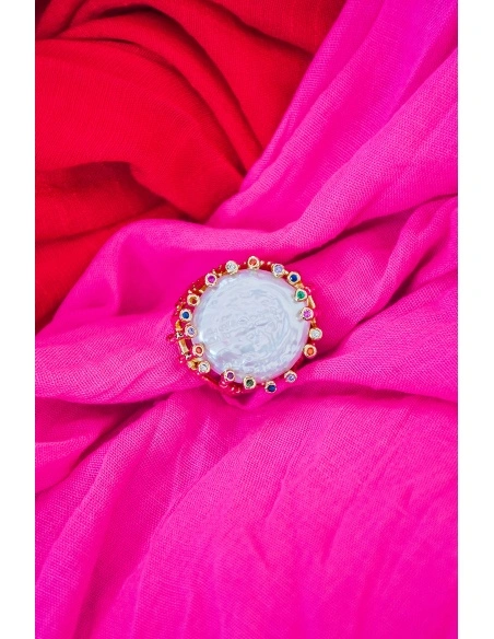 sarl manao bijoux PIERRE ECRU BAGUES