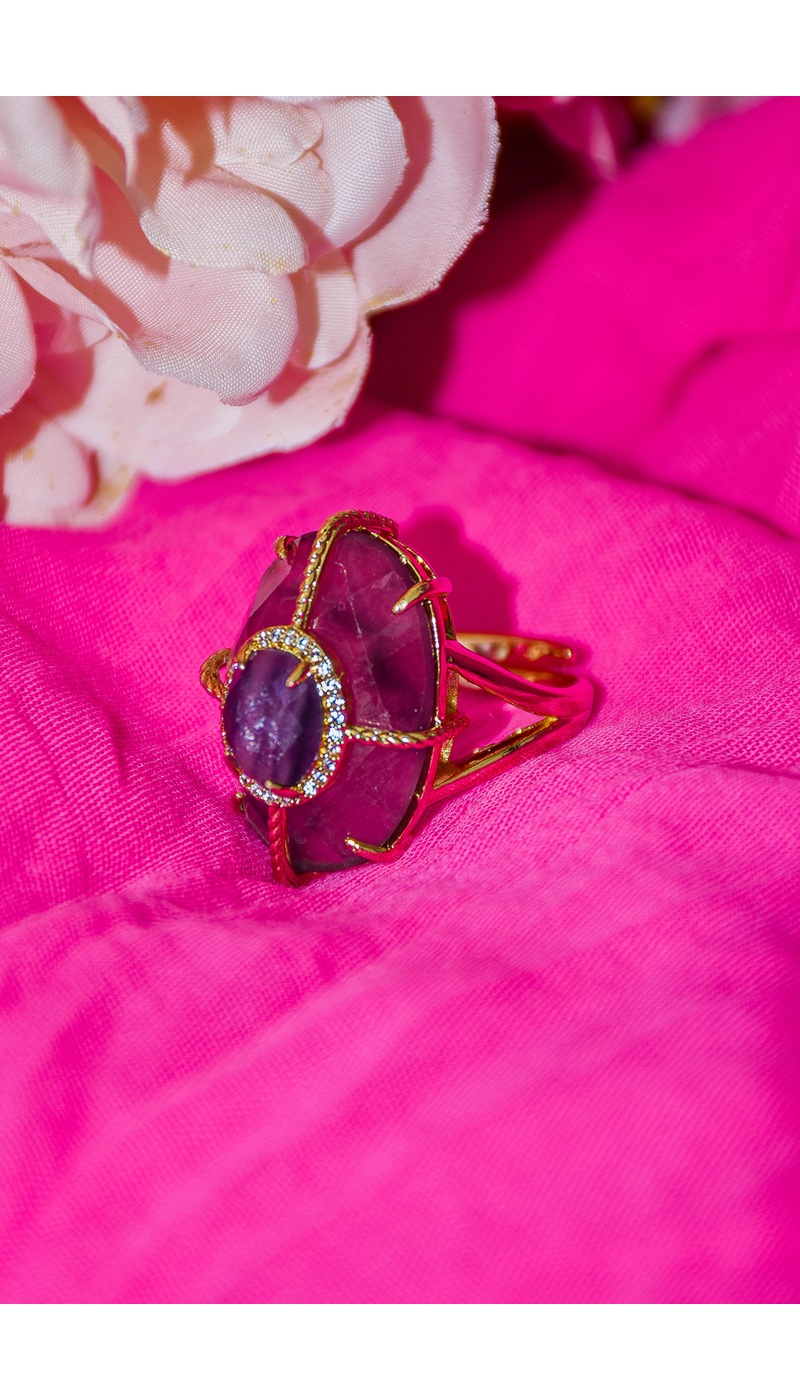 Bague Pierre Violette ETHEL