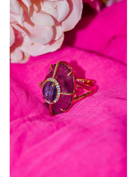 Bague Pierre Violette ETHEL