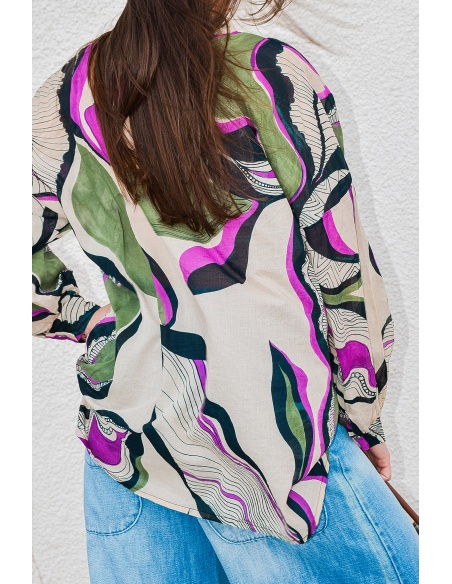 banditas KAKI VIOLET BLOUSE