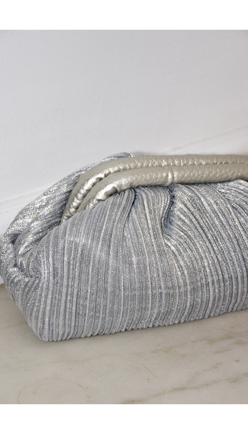 Clutch de paetês prateados MARYLIN Noho - 2 | ACESSÓRIOS