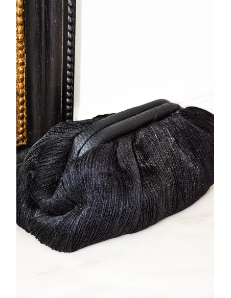 Pochette Paillette Noire MARYLIN