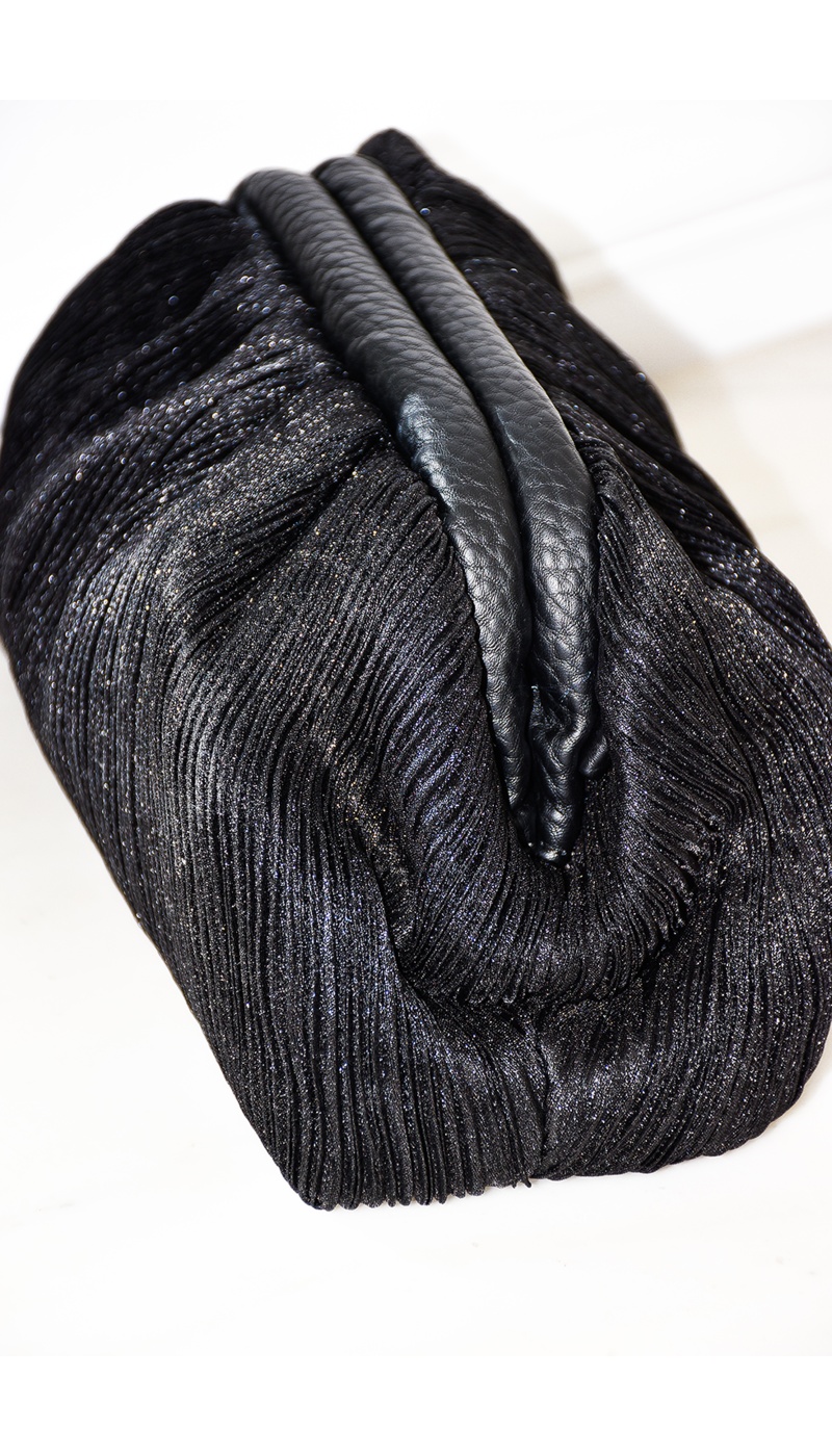 jianna fashion s.l PAILLE NOIR POCHETTE