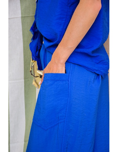 johanna toutoun POCHE BLEU PANTALON FEMME