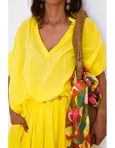 johanna toutoun  JAUNE BLOUSE