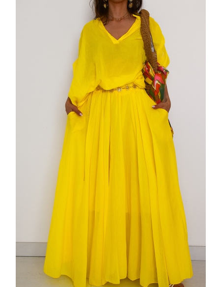 johanna toutoun  JAUNE JUPES FEMME