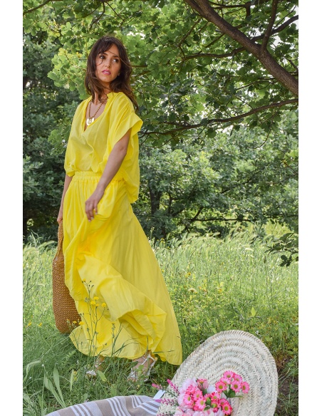 johanna toutoun  JAUNE JUPES FEMME