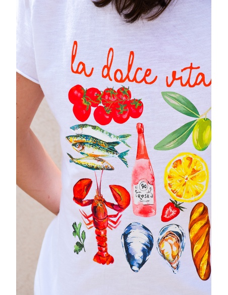 COCCO IMAGE BLANC T-SHIRT MC FEMME