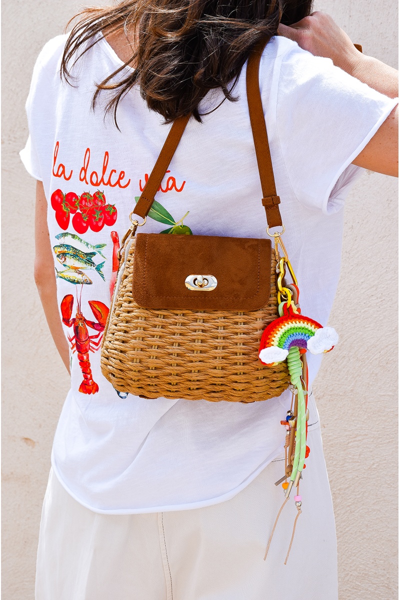 Sac Osier Camel CLAIRE