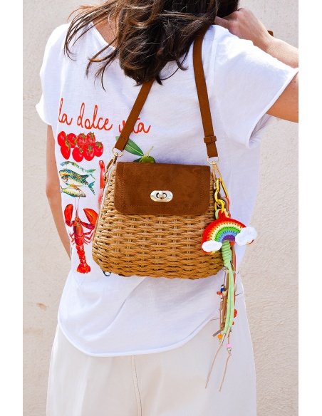 Sac Osier Camel CLAIRE