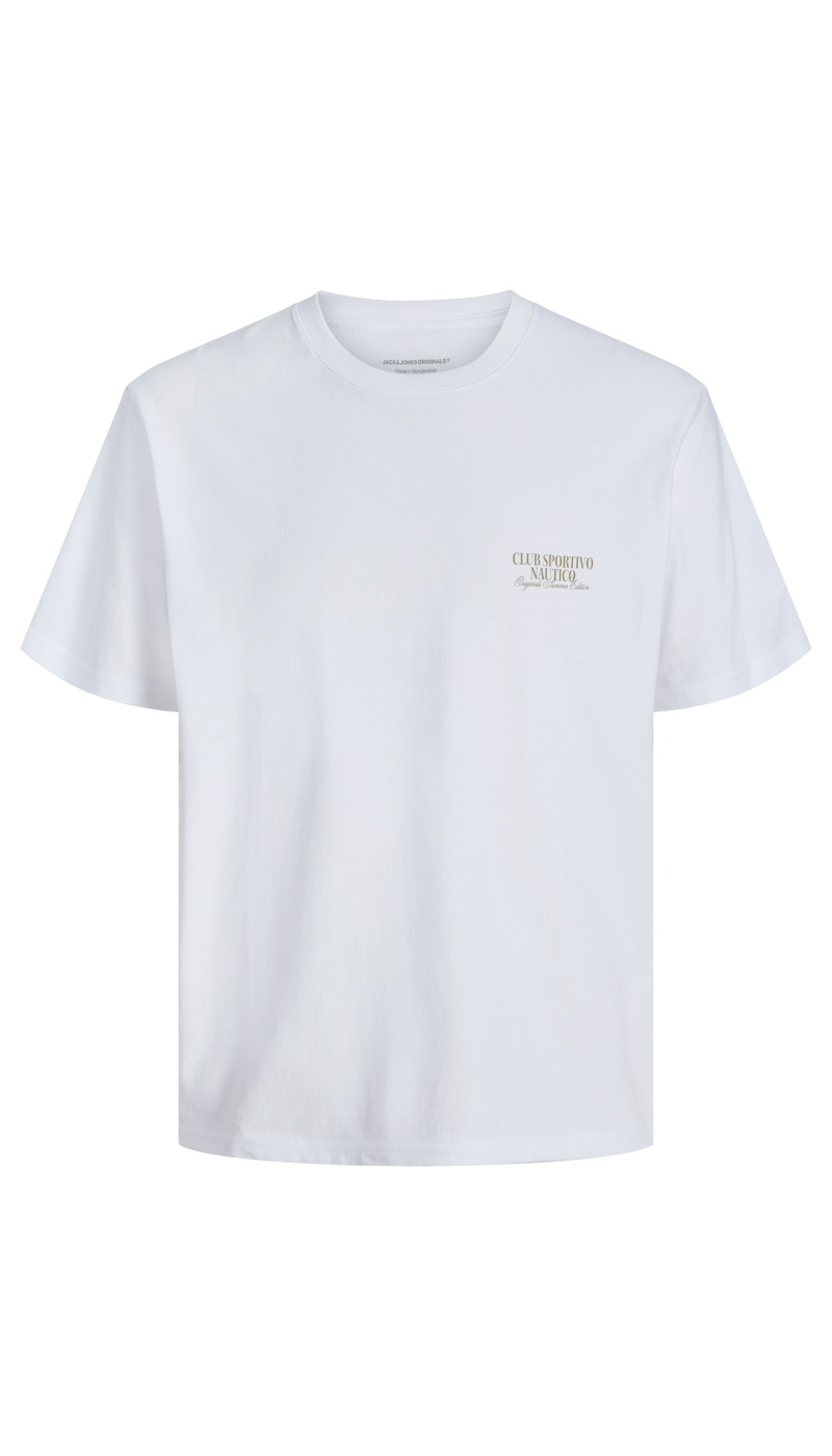 JACKandJONES BRIGHT WHITE T-SHIRTS MC