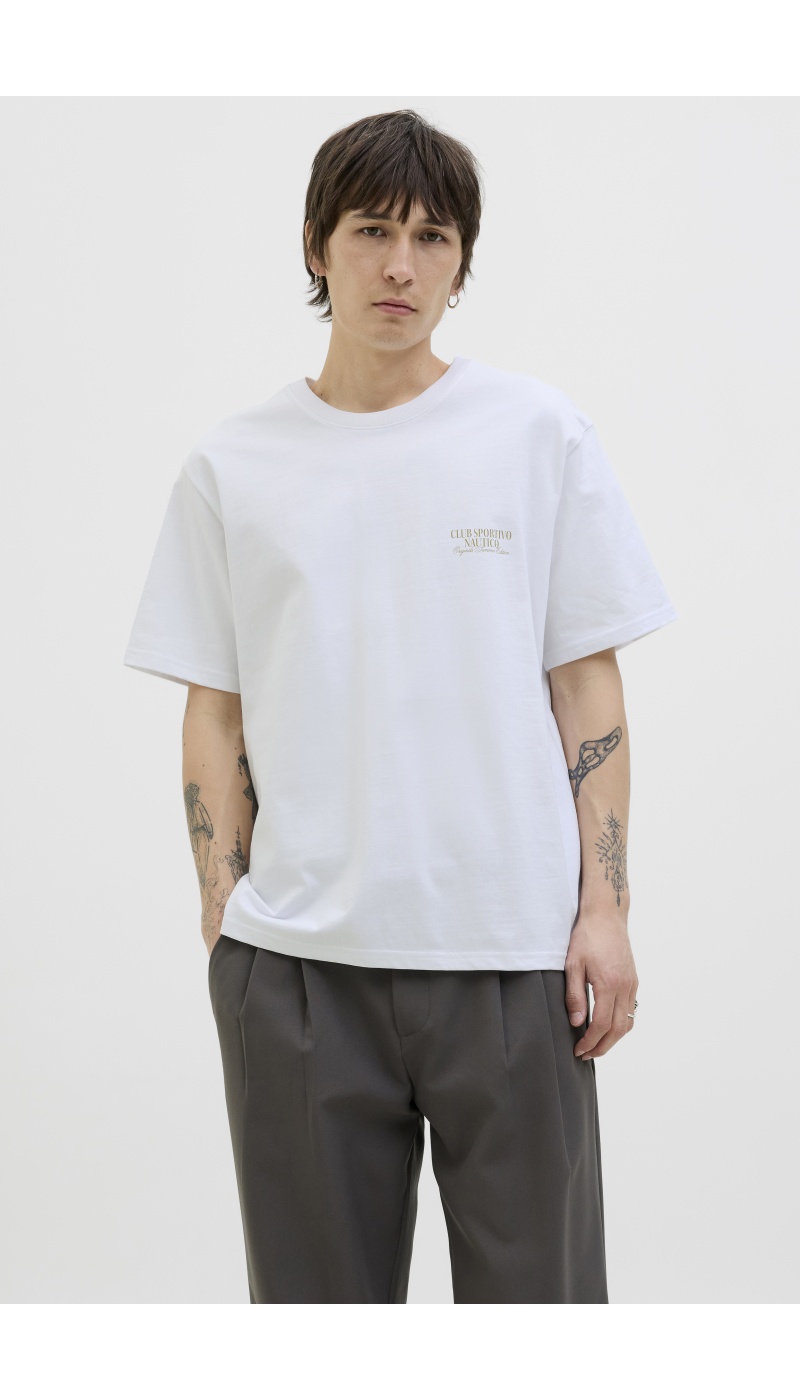 JACKandJONES BRIGHT WHITE T-SHIRTS MC