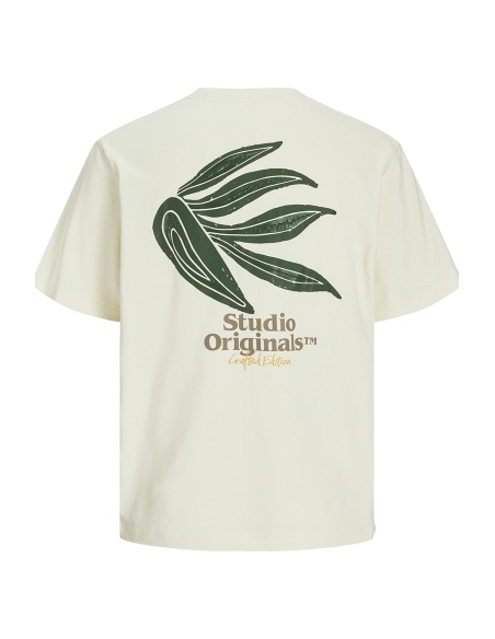 JACKandJONES ANTIQU WHITE T-SHIRTS MC