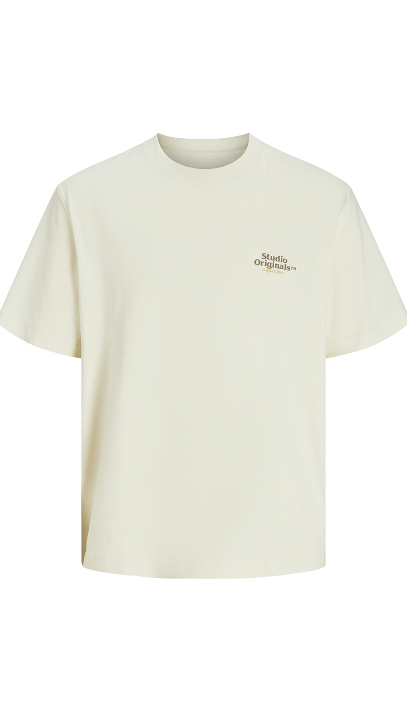 JACKandJONES ANTIQU WHITE T-SHIRTS MC