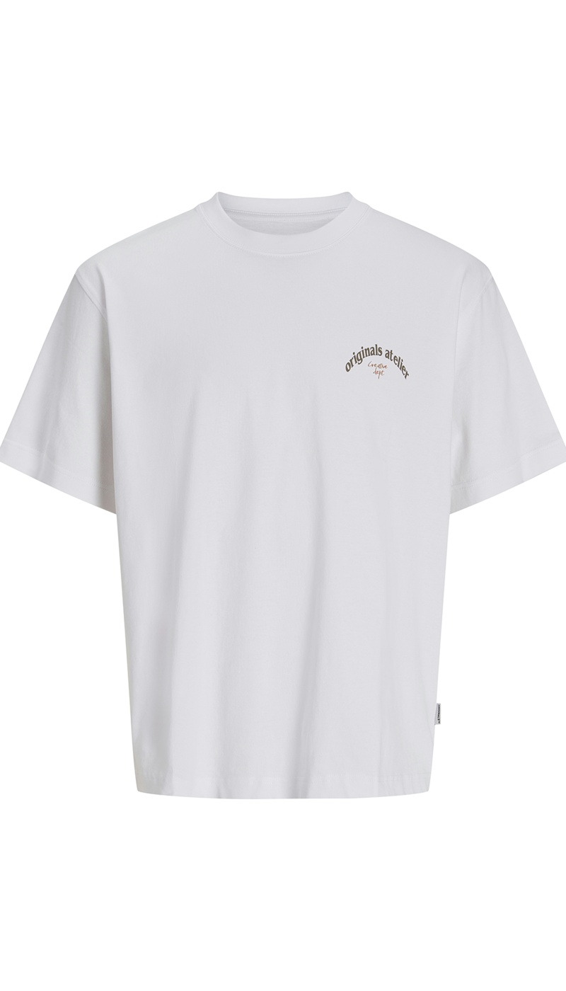 JACKandJONES BRIGHT WHITE T-SHIRTS MC