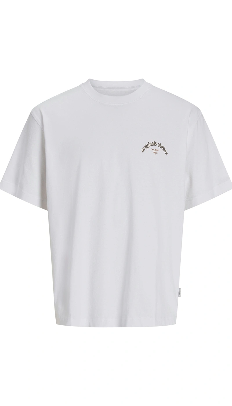 JACKandJONES BRIGHT WHITE T-SHIRTS MC
