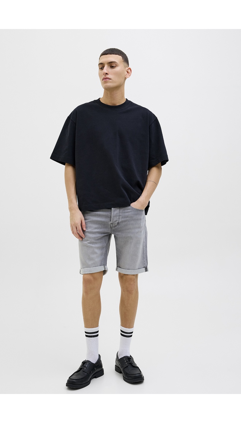 Short Grey Denim JJIRICK JJICON 063