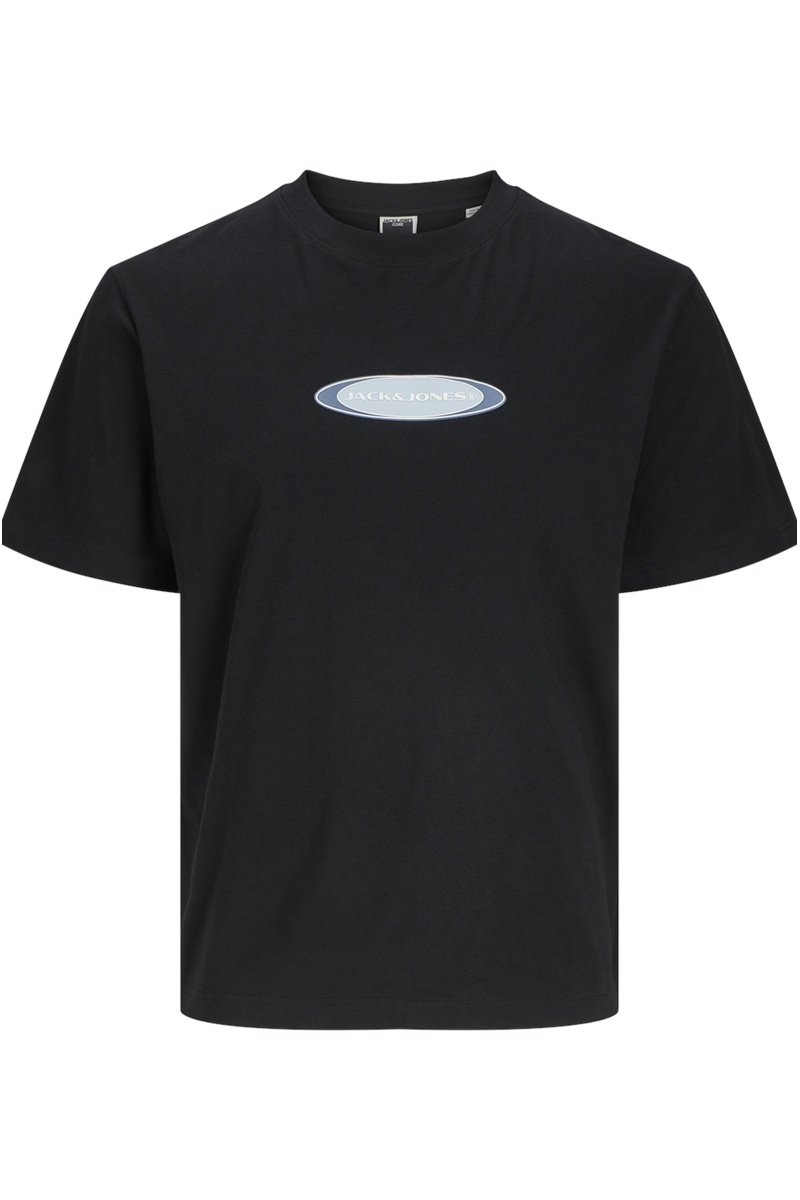 JACKandJONES COTTON BLACK T-SHIRTS MC