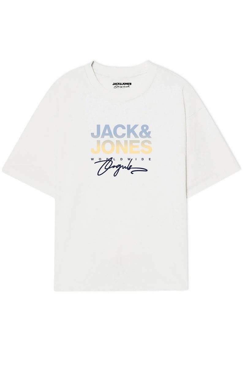 JACKandJONES BRIGHT WHITE T-SHIRTS MC