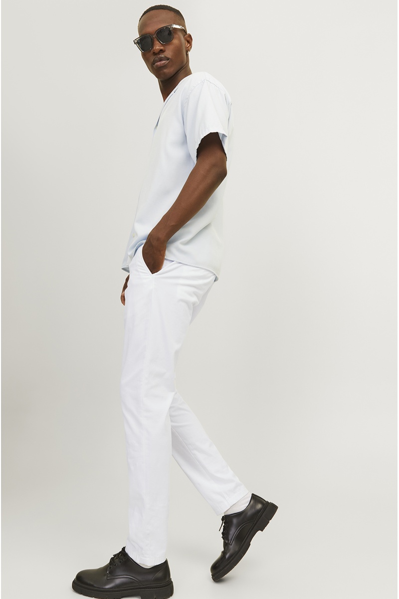 JACKandJONES  WHITE PANTALONS 2