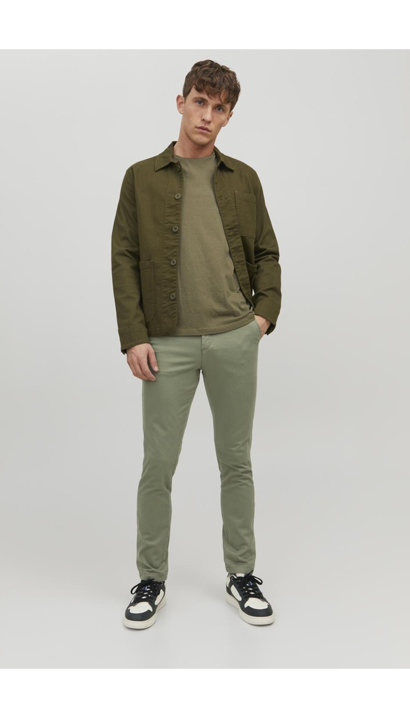 Chino Verde Liquen Profundo JPSTMARCO Longitud 32 Jack&Jones - 2 | HOMBRES