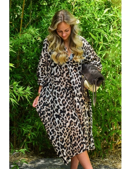 banditas ROUGE LEOPAR ROBES FEMME