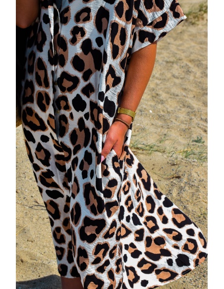 Robe Chemise Léopard PARTY
