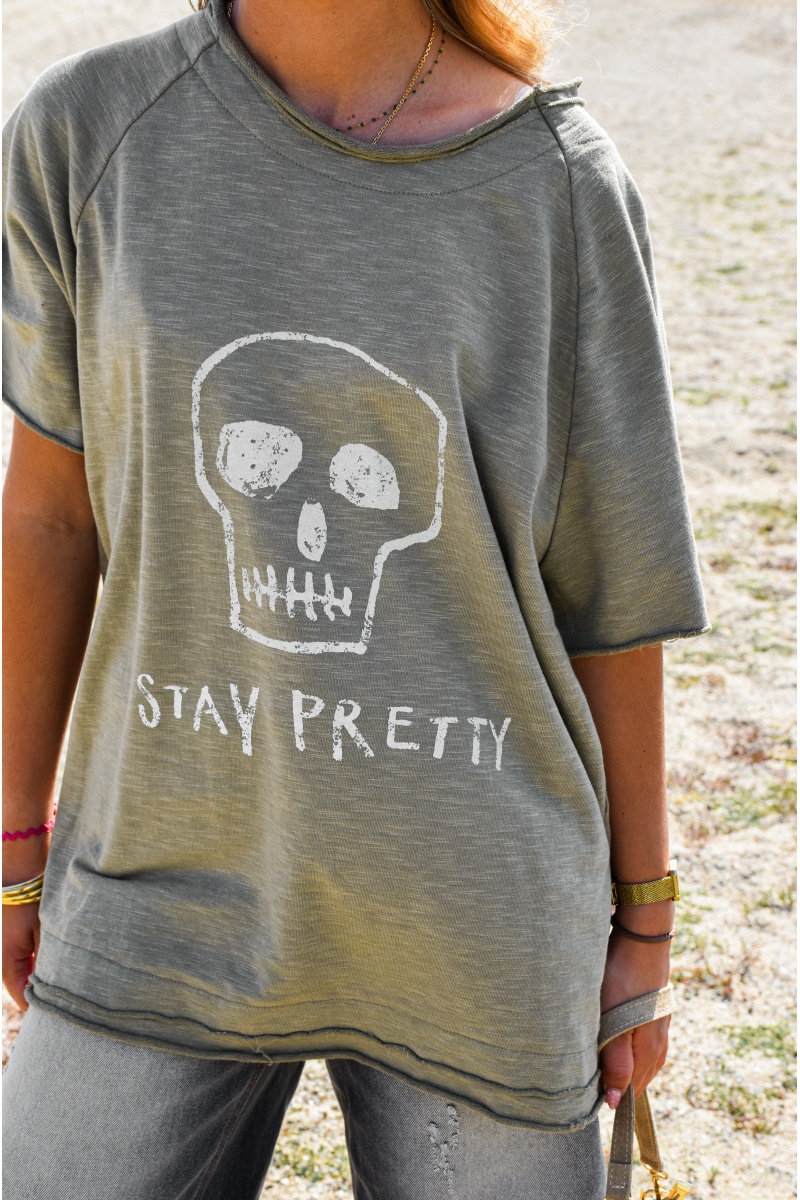 banditas TDM BL/KAK T-SHIRT MC FEMME 2