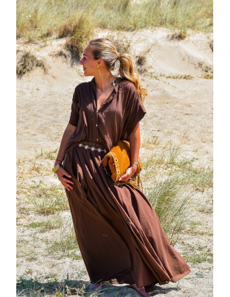 Chemisier Ample Marron PALOMA