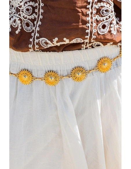 mila and stories FLEURS DORE CEINTURES FEMME