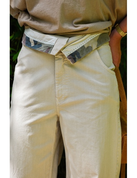 Beige Banditas Dionisio Pants BANDITAS - 3 | DOWN