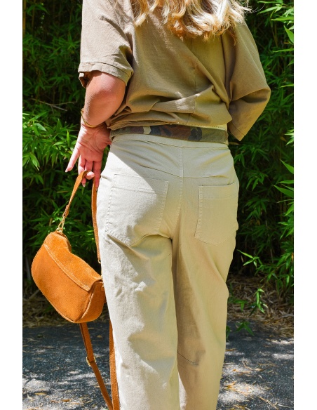 Beige Banditas Dionisio Pants BANDITAS - 6 | DOWN