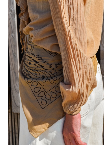 Foulard Bandana Beige MARIE