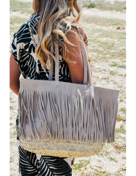 Sac Franges Beige SASHA