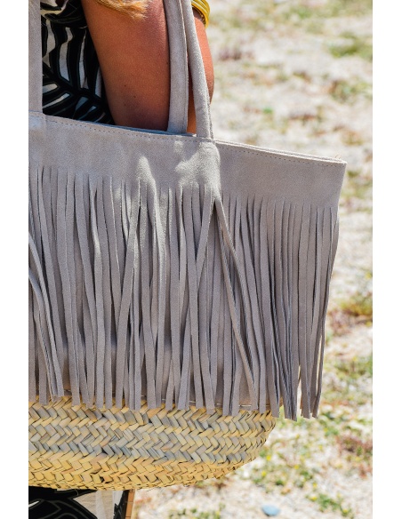 Sac Franges Beige SASHA